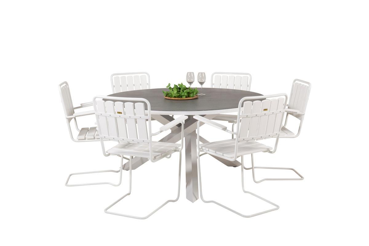 Venture Design Copacabana Patio Dining Set, 1 Table incl. 6 Chairs