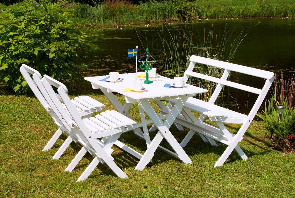 Baltic Garden Knohult 110x70cm Table incl. 2-Chairs,Sofa Matgrupp, 1 Bord inkl. 1 Soffor