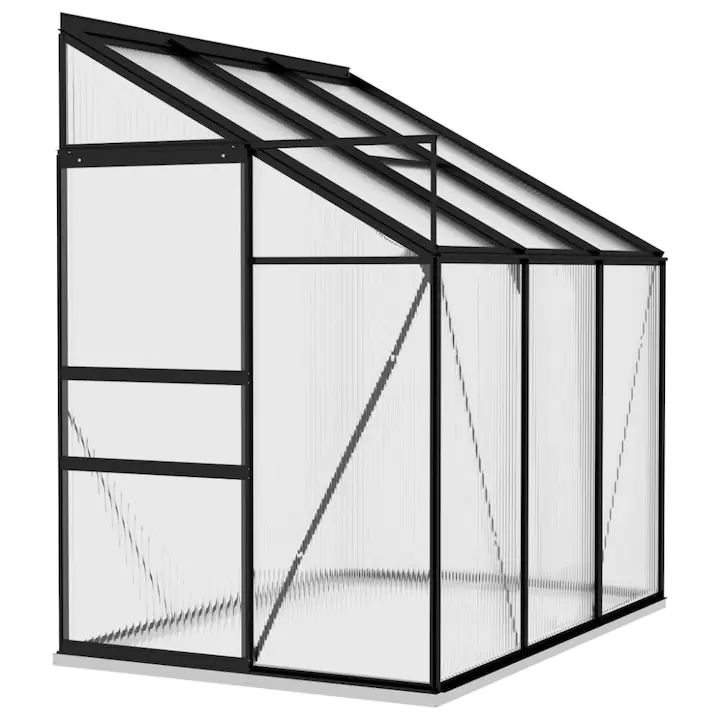 vidaXL 312050 3.97m² Aluminium Polycarbonate