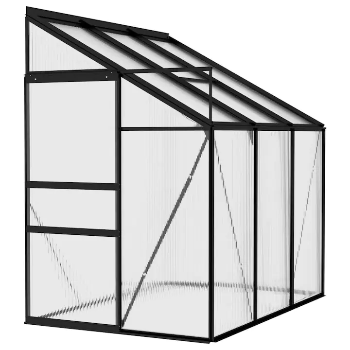 vidaXL 49311 2.41m³ Aluminium Polycarbonate