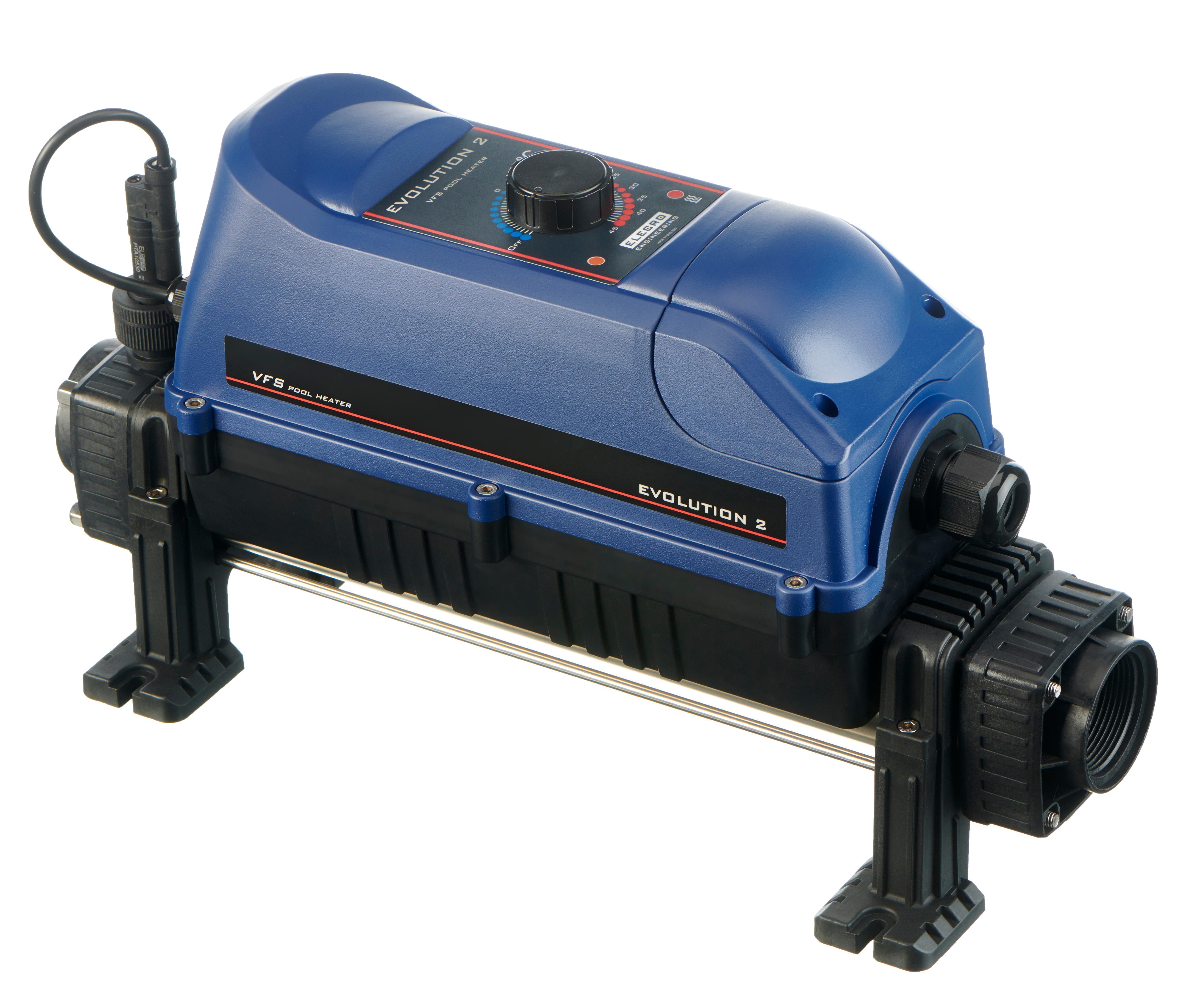 Swim & Fun Elektrisk Genomströmningsvärmare, 3-fas, 9kW
