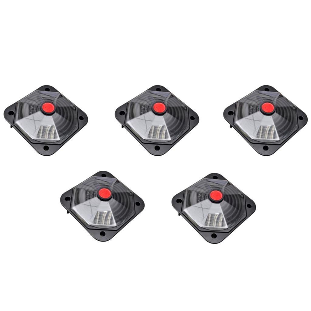 vidaXL Poolvärmare solfångare 735 W 5-pack