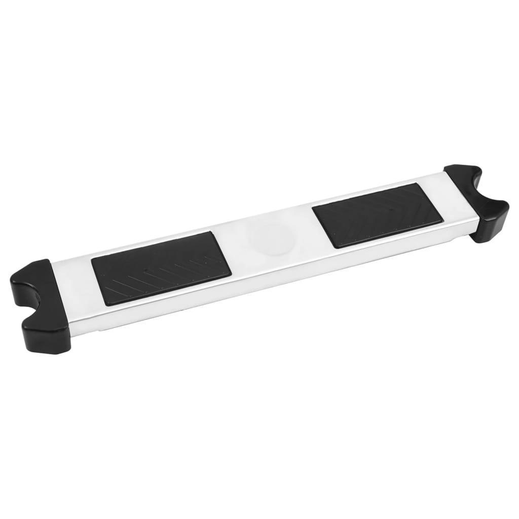 vidaXL Trappsteg för poolstege 50x9x3,5 cm 304 rostfritt stål