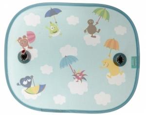 Teddykompaniet Babblarna Solskydd för Bilen Moln 2-pack
