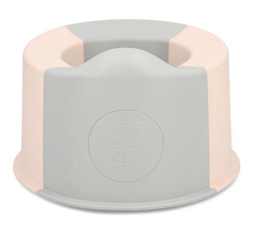Buubla hopfällbar potta, Unik och lätt 2-i-1-potta för hem och resor, Bärbar toalettsits för småbarn, Potträning, 21,3 x 25,7 x 13,5 cm (Rosa)