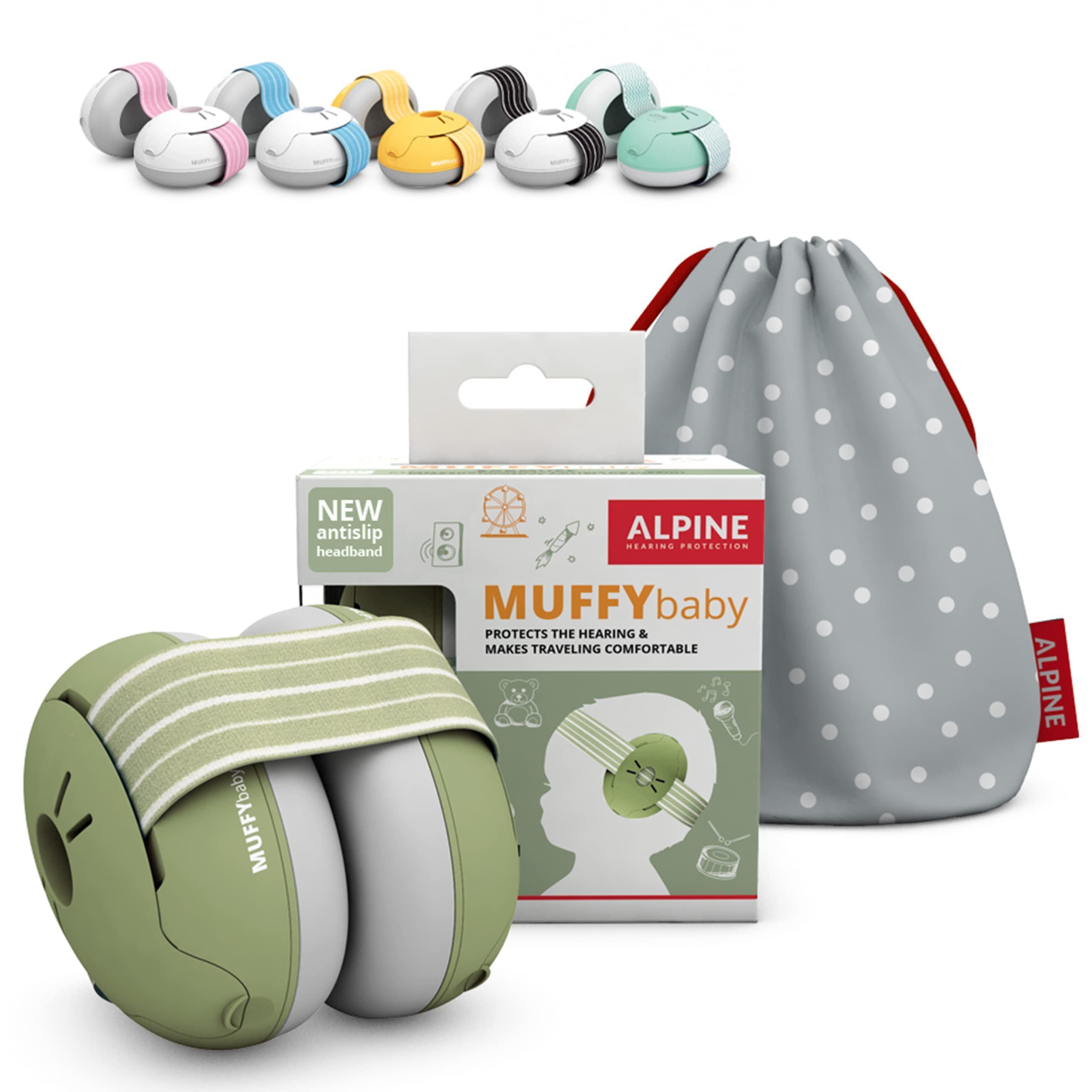 Alpine Hearing Protection Muffy Baby In Green Green