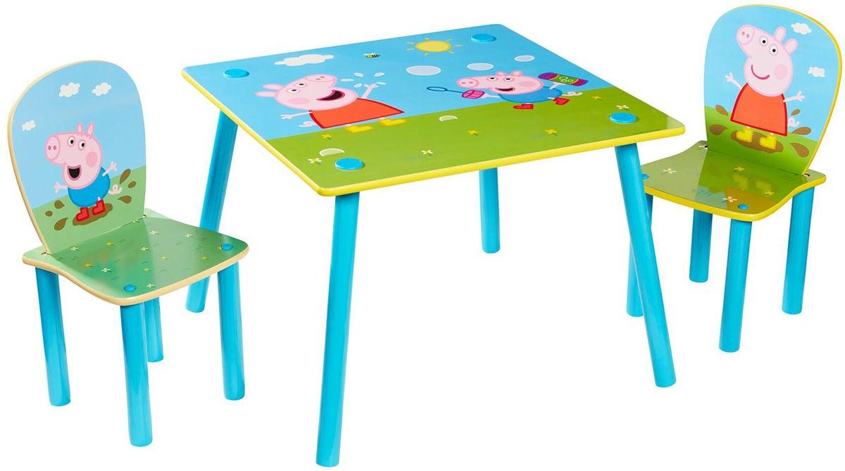 Hello Home Peppa Pig Table and 2 Chairs