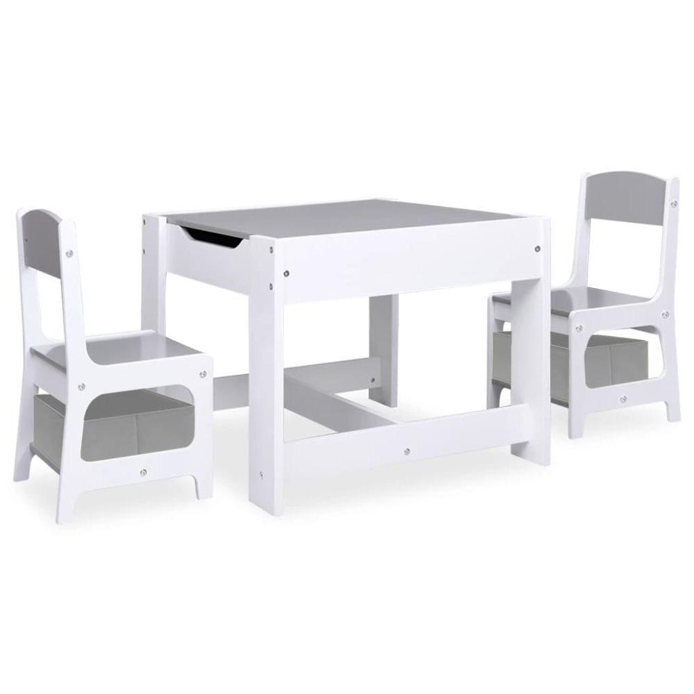 vidaXL Children's Table with 2 Chairs