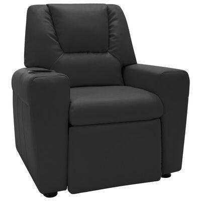 vidaXL Reclinerfåtölj för Barn Konstläder