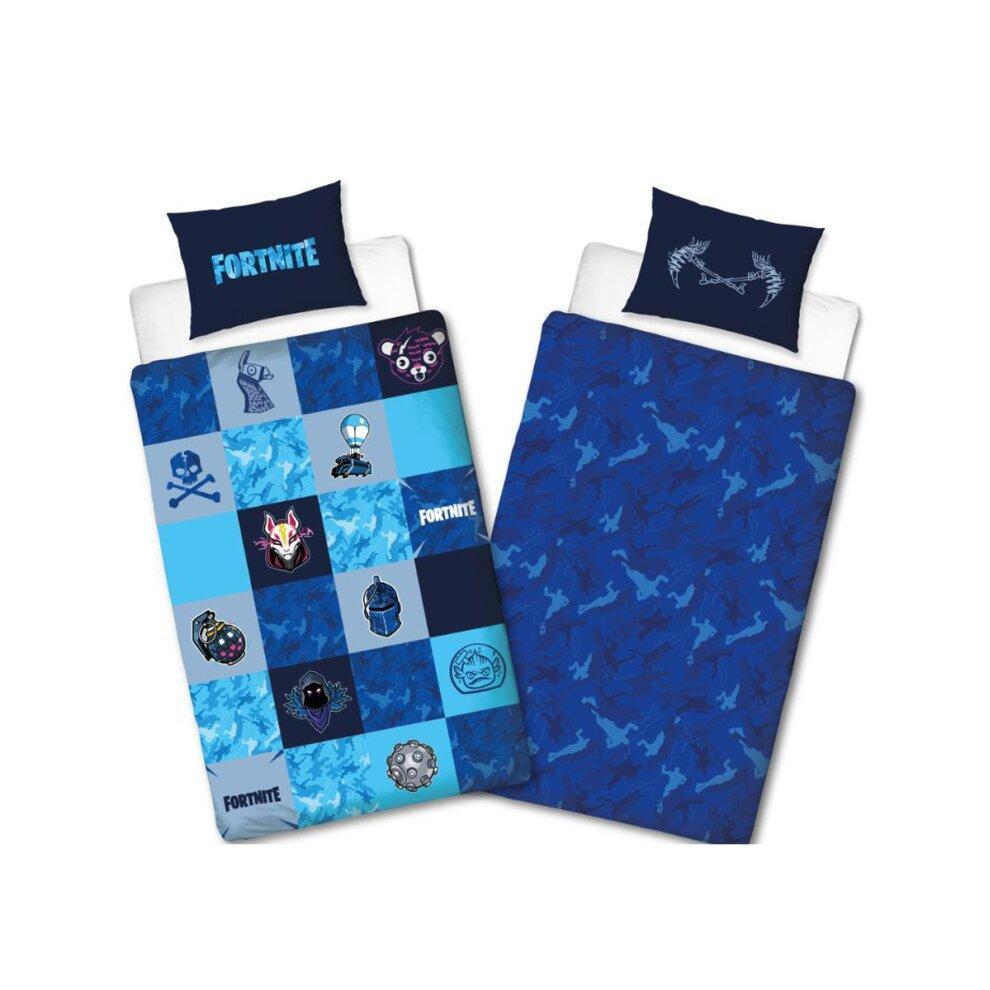 Epic Games Fortnite Campatch Påslakanset Bäddset Sängkläder Vändbart 135x20