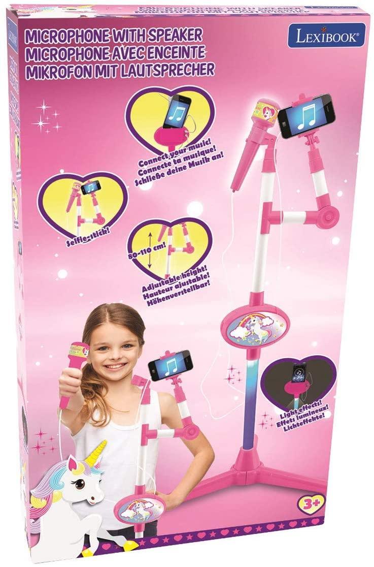 Lexibook Unicorn Microphone with Luminous Stand