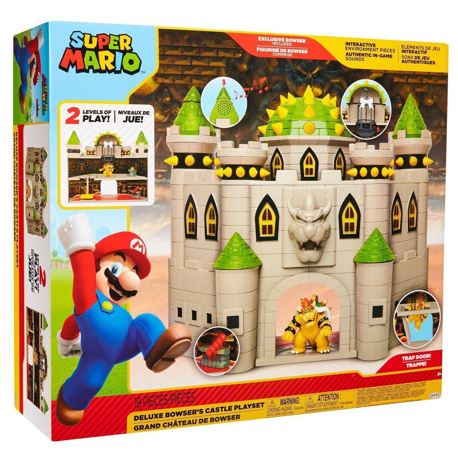 JAKKS Pacific Nintendo Deluxe Bowser's Castle Playset