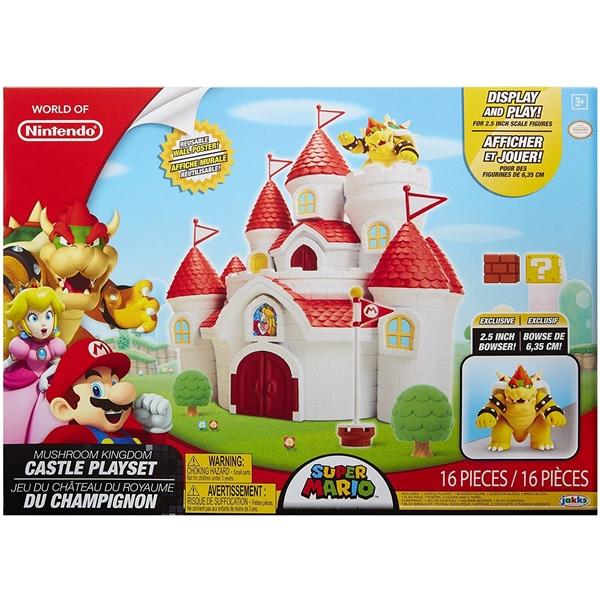 JAKKS Pacific Nintendo Super Mario Mushroom Kingdom Castle Playset