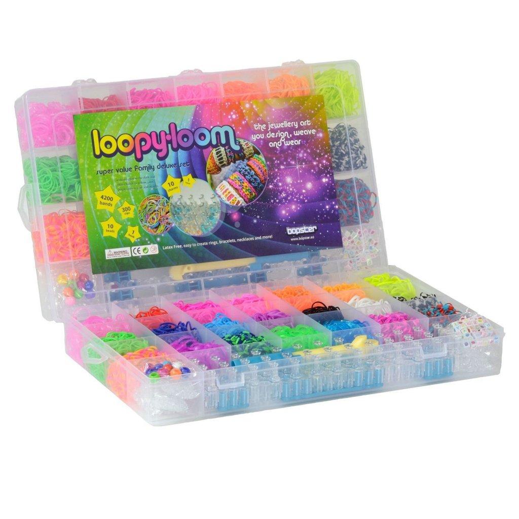 Bopster Loopy Loom Band Set Box 4200 Pieces