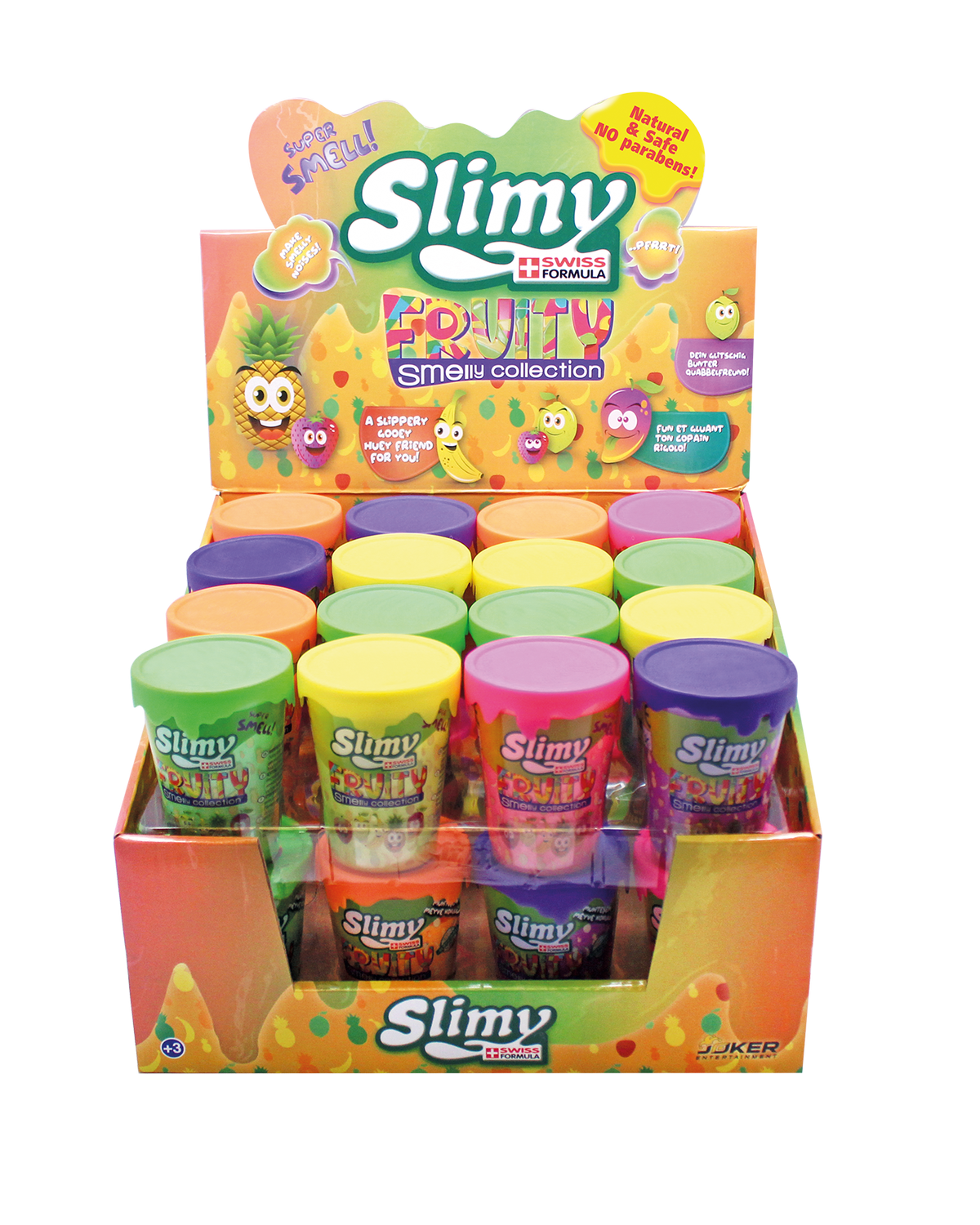 Slajm med fruktdoft 5 sorter
