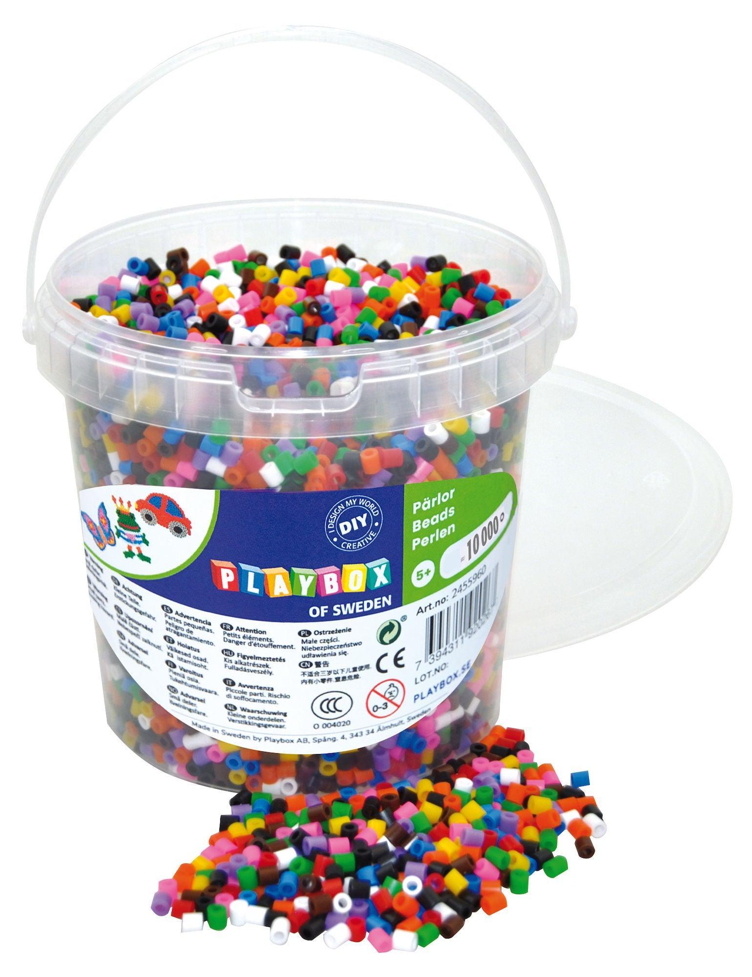 PlayBox Ironing Beads Mix Bucket 10000pcs