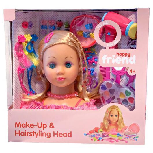 Happy Friend Make Up & Hairstyling Head Blond Hair