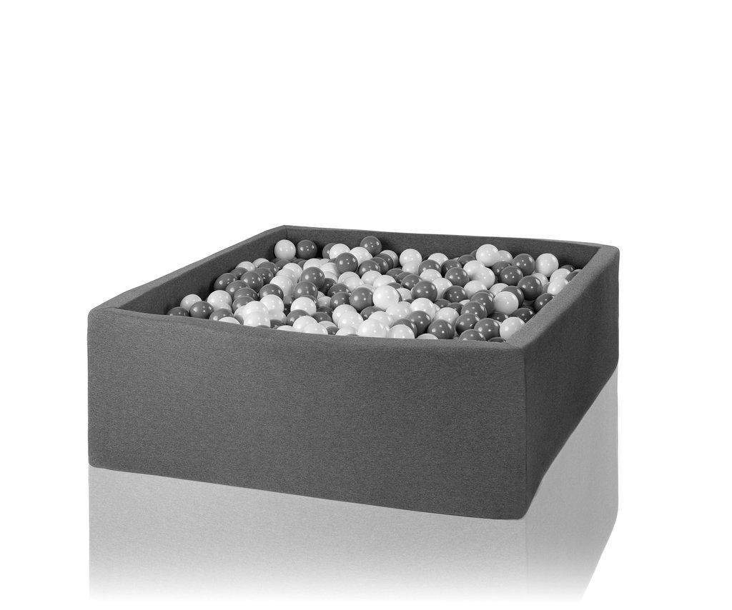 Misioo Bollhav Fyrkant XL Pool 130 x 130 x 40cm - 600 bollar