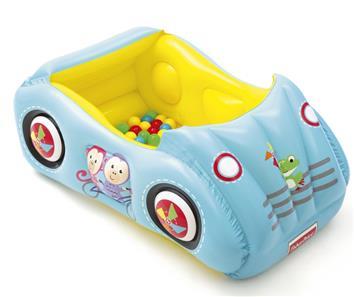Bestway Fisher Price Inflatable Sports Car 25 Ball - 25 bollar