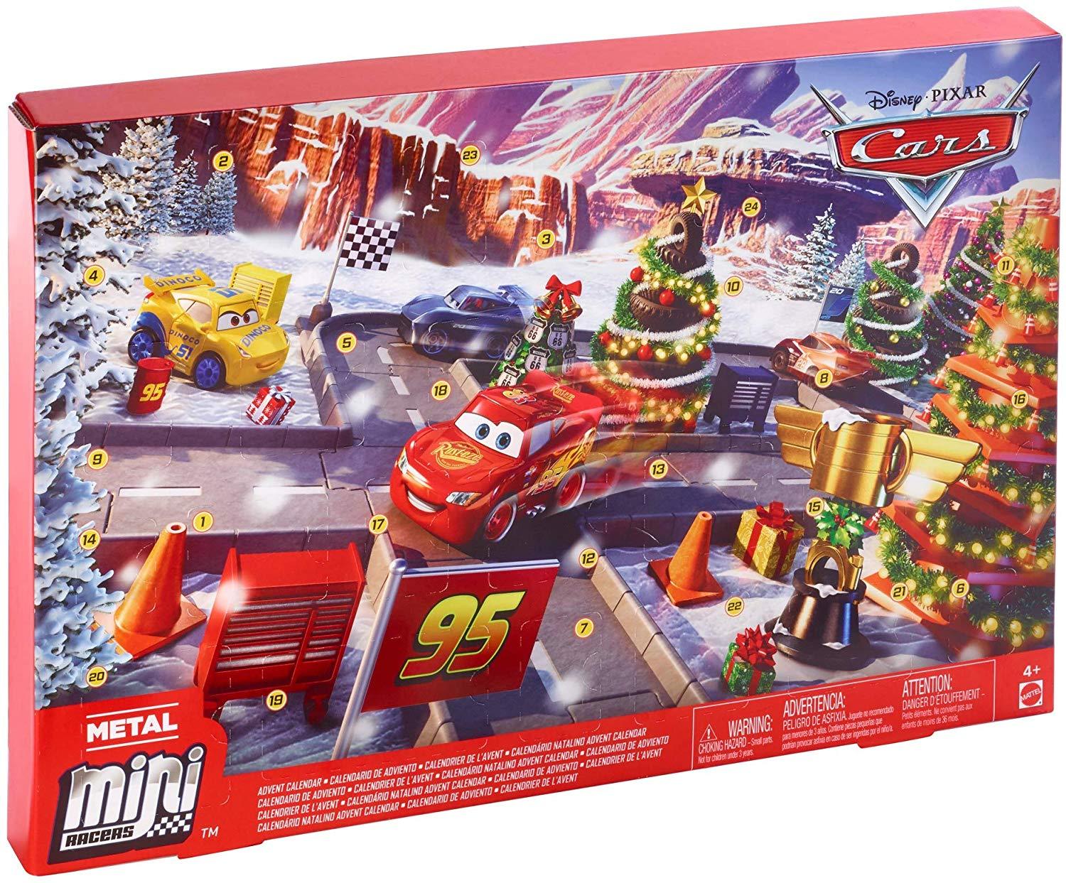 Mattel Disney Pixar Cars Mini Racers Adventskalender