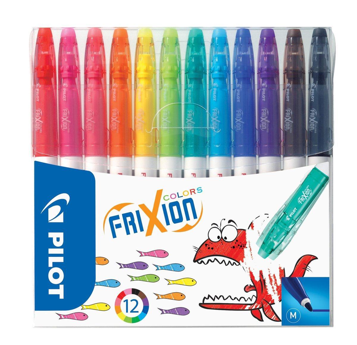 Pilot Frixion Colors Erasable Fibre Tip Colouring Pen 12-pack
