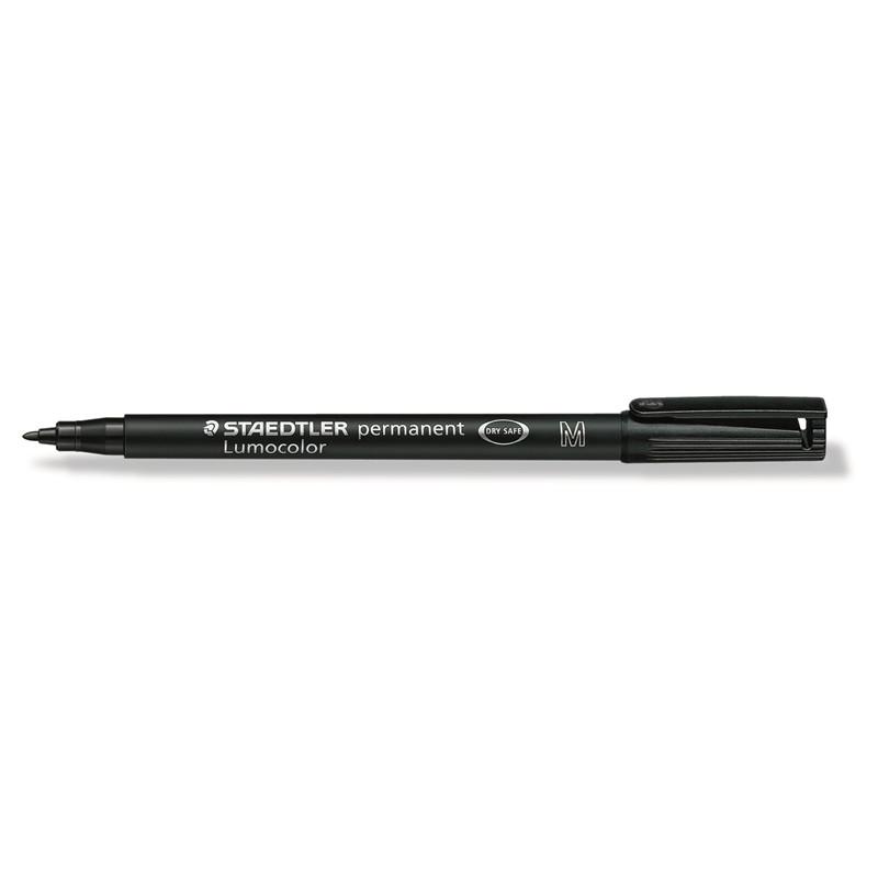 Staedtler Lumocolor Permanent Pen Black 1mm