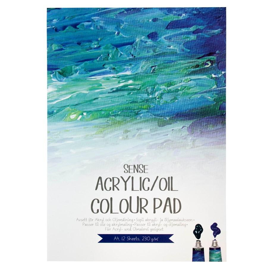 Sense Acrylic Oil FSC A4 230g 12 sheets