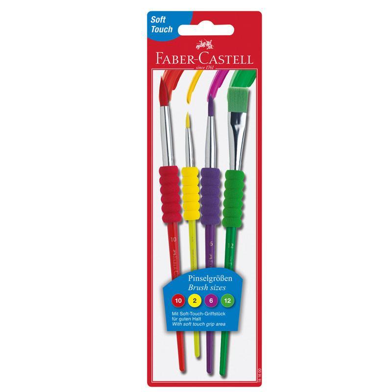 Faber-Castell Soft Touch Brushes 4 Size