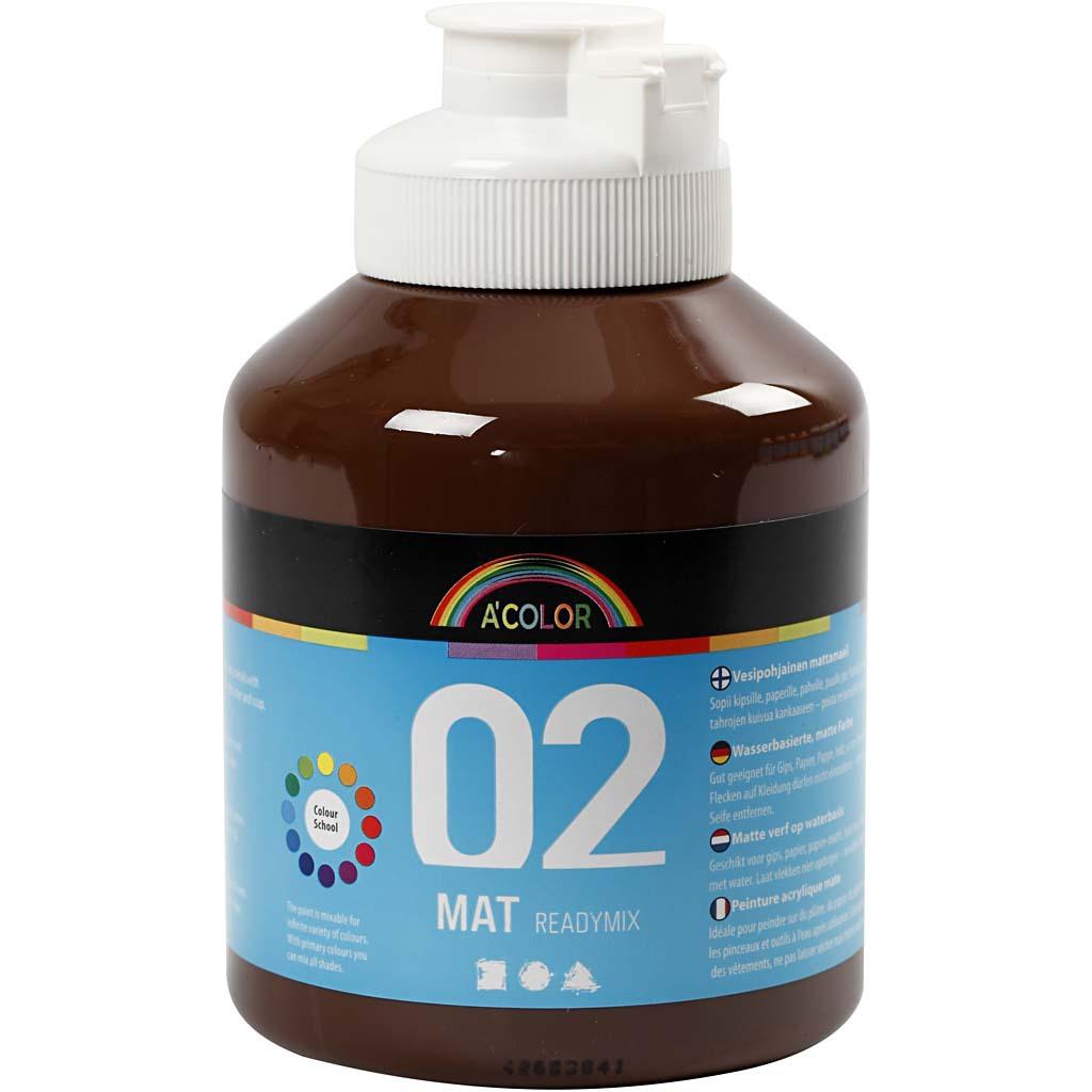 A Color Matt 02 Readymix Brown 500ml