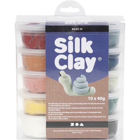 Silk Clay Dusty Colours 10x40g