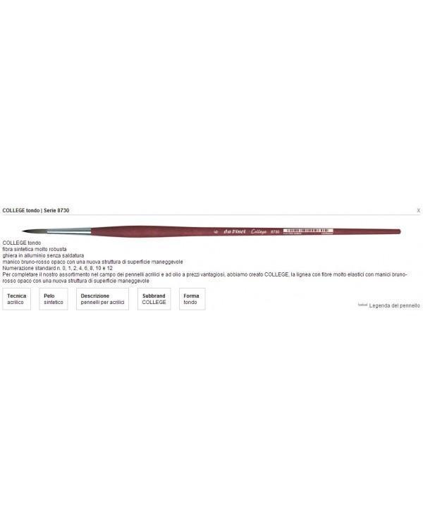 Da Vinci College 8730 Round Brush 6