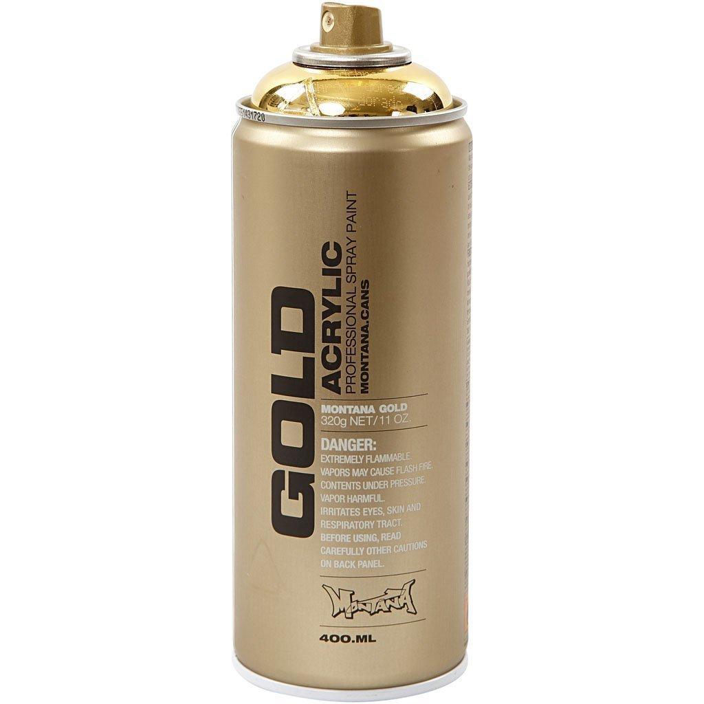 Montana Gold Acrylic Professional Spray Paint Gold 400ml