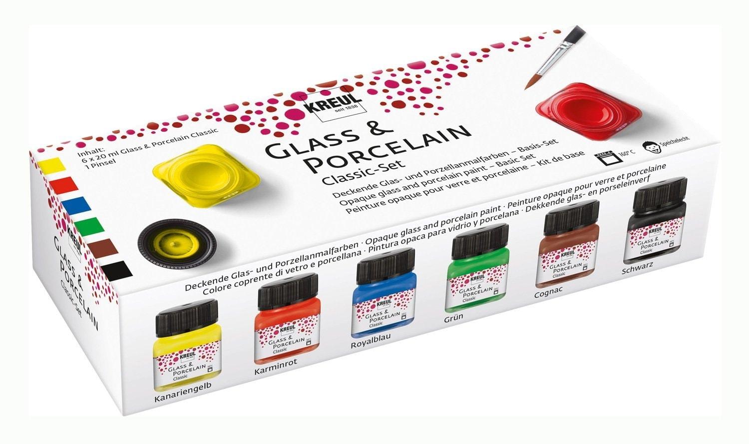 Kreul Glass & Porcelain Paint Classic 6x20ml