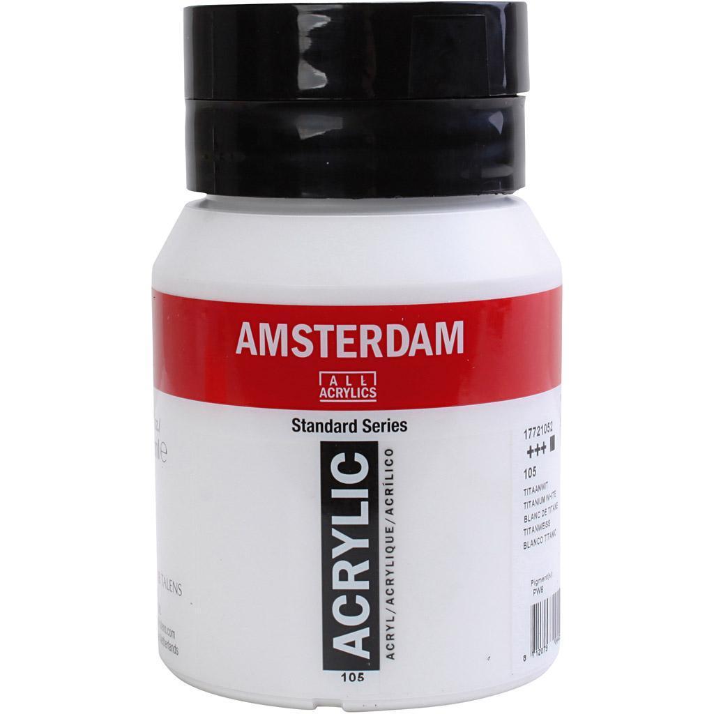Amsterdam Titanium White 500ml