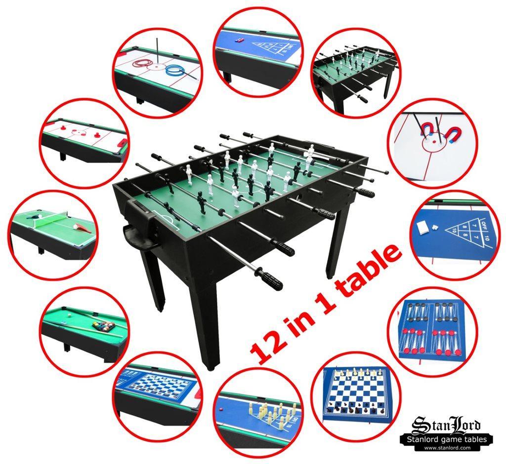 Stanlord 12 in 1 Torino Multibord