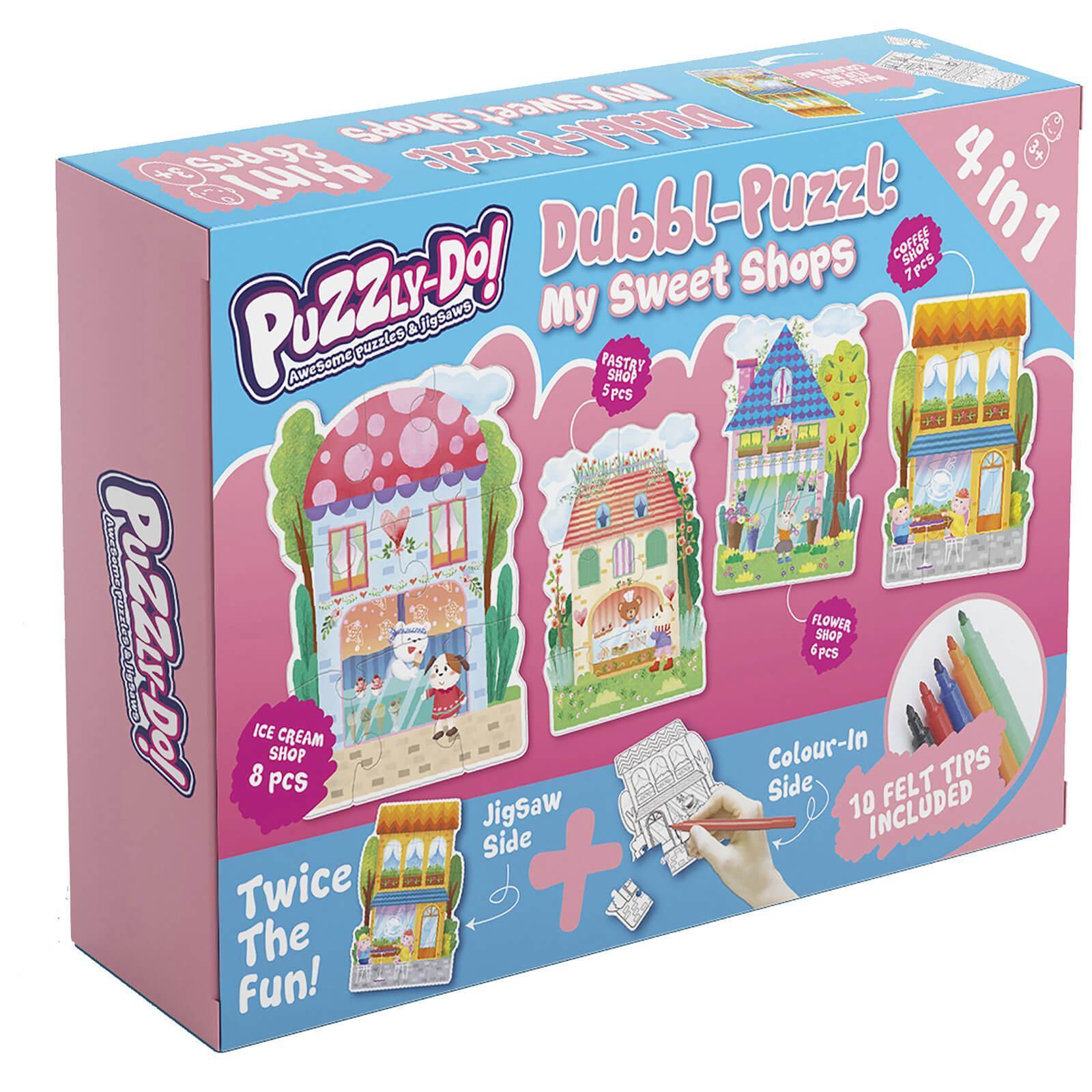 Puzzly Do My Sweet Shops Dubbl Puzzle 26 Pieces