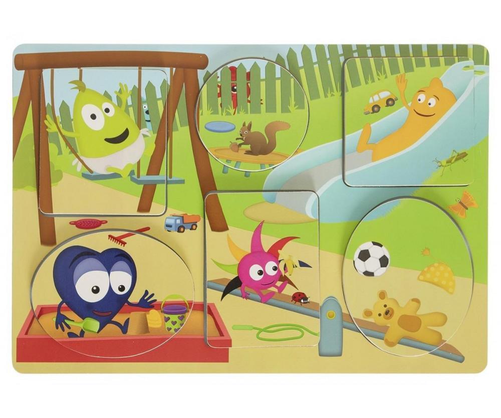 Babblarna Tittutpussel Lekpark 6 figurer 1- 3år