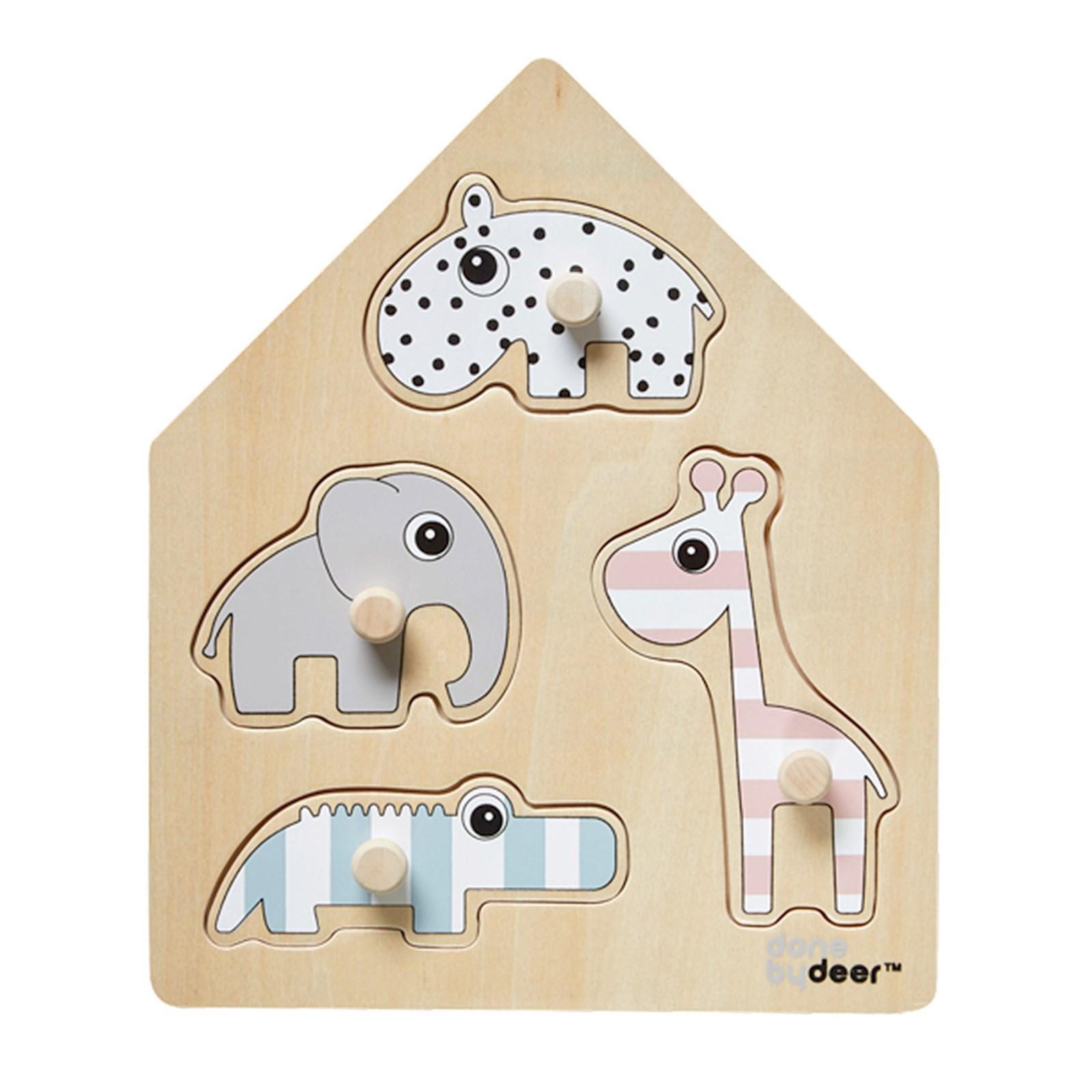 Done By Deer Deer Friends Peg Puzzle