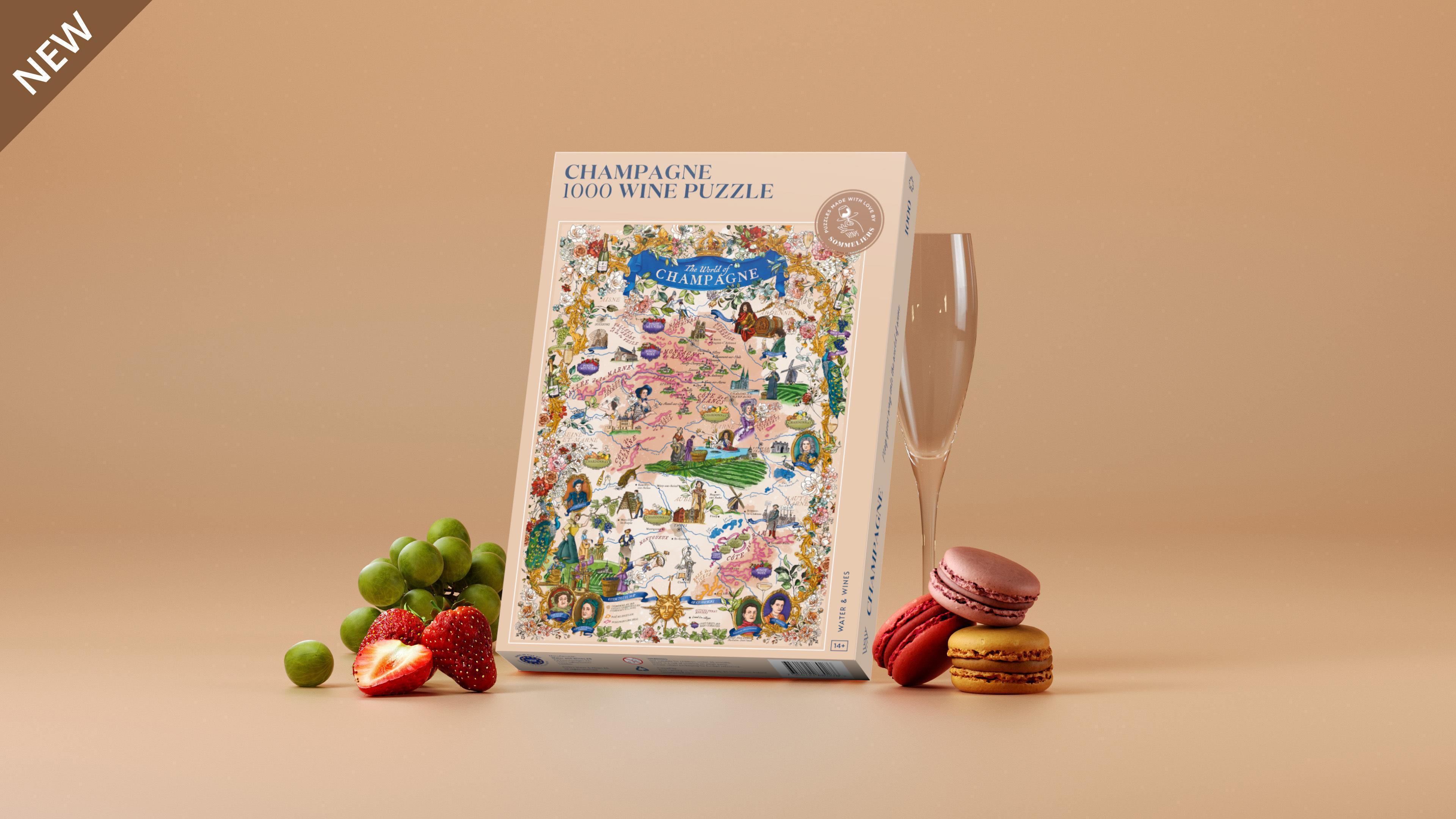 Pusselspel Champagne