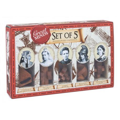 Professor Puzzle Great Minds Women’s Set of 5 Puzzles