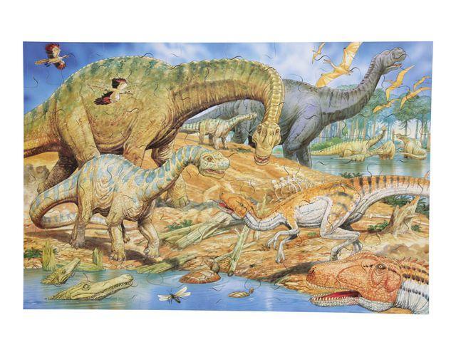 Floor Puzzle Dinosaurs 48 Bitar