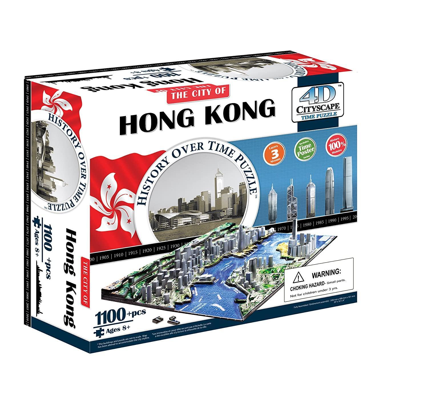 4D Cityscape Hong Kong Time 1100 Pieces