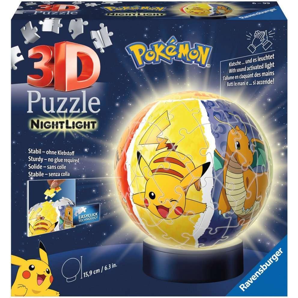 Ravensburger 3D Puzzle Pokémon Night Light 72 Pieces
