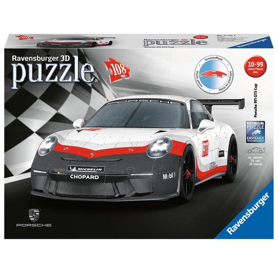 Ravensburger Porsche GT3 Cup 3D Puzzle 108 Bitar