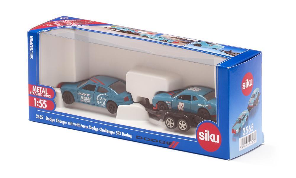 Siku Dodge Charger with Dodge Challenger SRT Racing 1:55