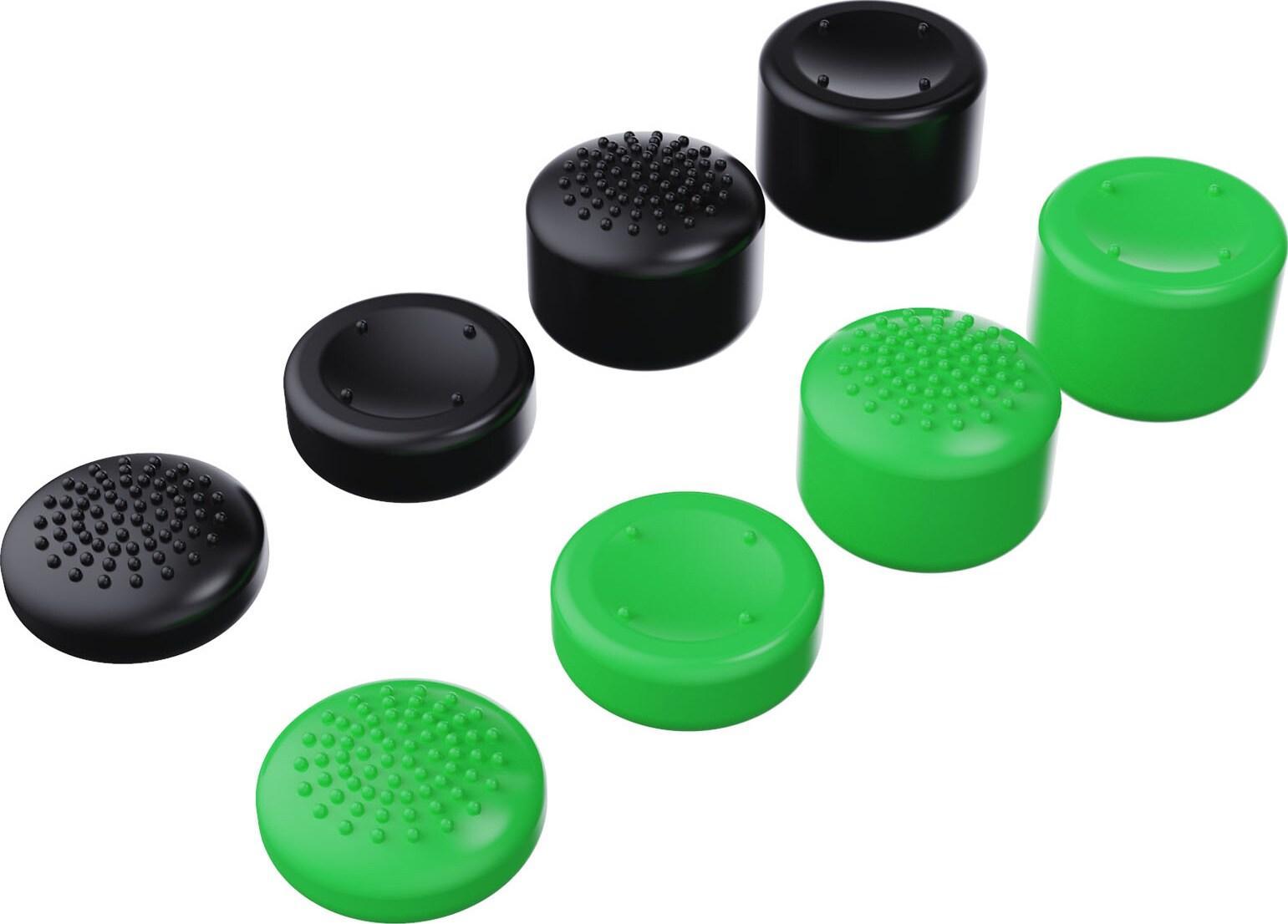 Piranha Xbox Series X Silicone Thumb Grips - Green/Black