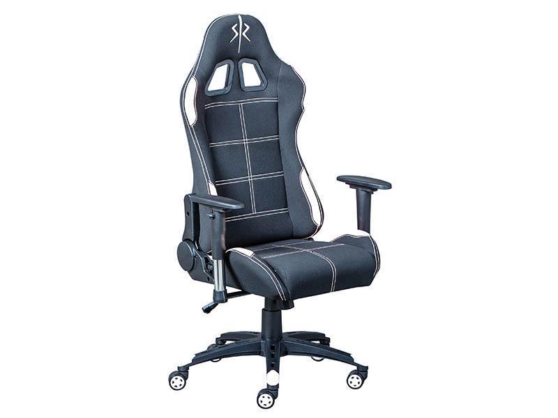Gaming White gamingstol svart, vit