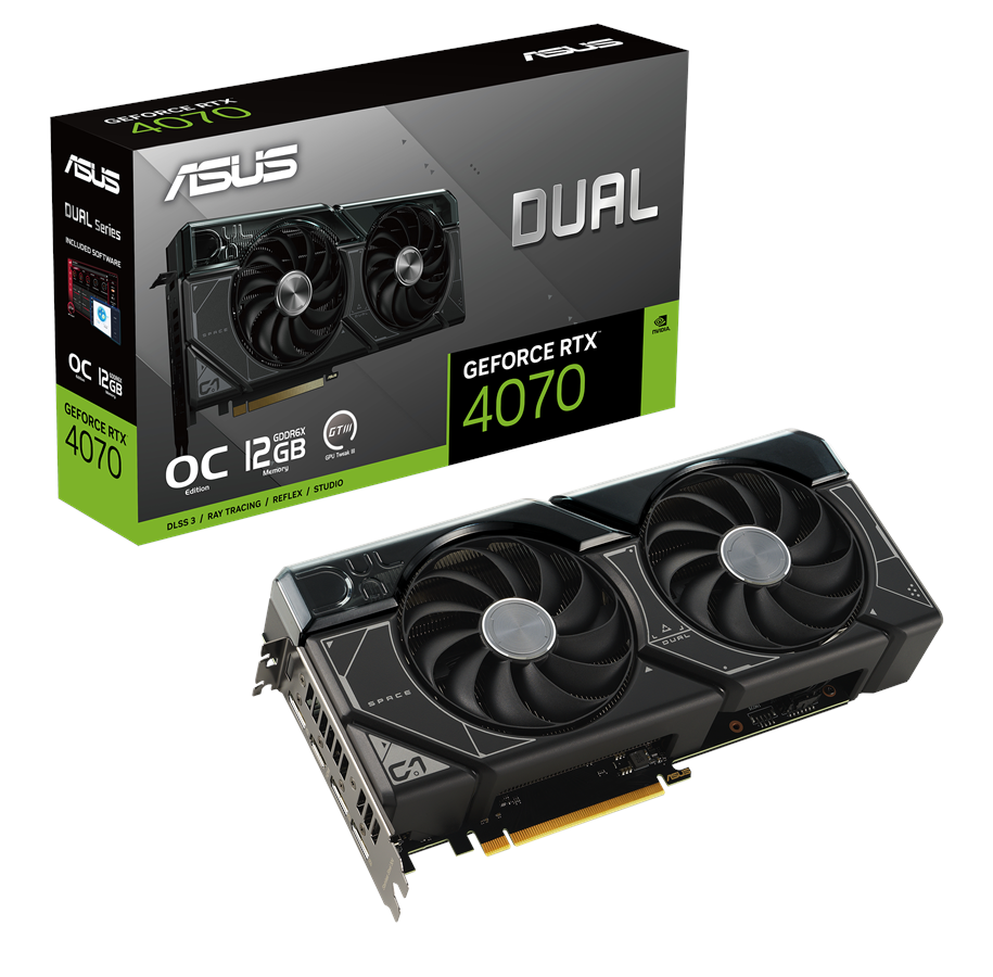ASUS GeForce RTX 4070 Dual OC HDMI 3xDP 12GB