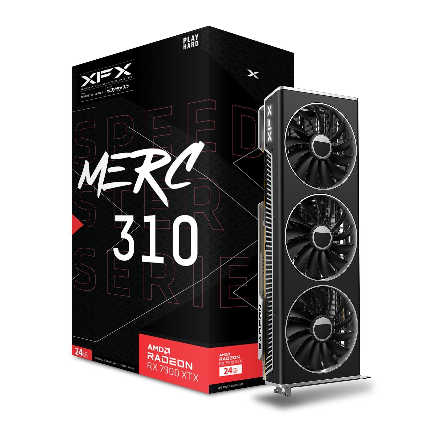 XFX Radeon RX 7900 XTX Speedster MERC310 Black HDMI 3xDP 24GB