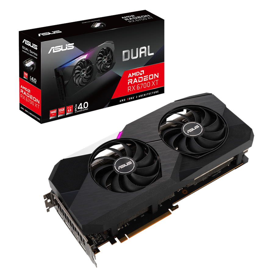 ASUS Radeon RX 6700 XT Dual HDMI 3xDP 12GB